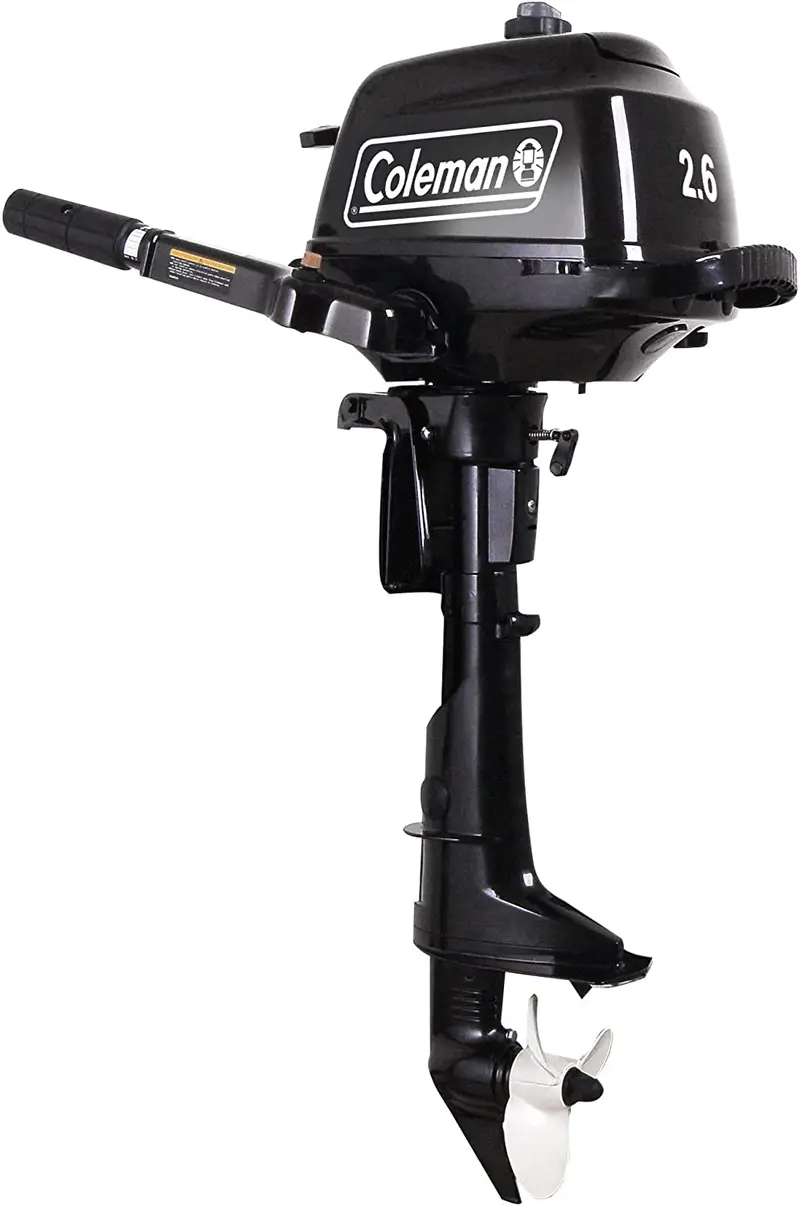 2.6 HP Short-Shaft Black Outboard Motor