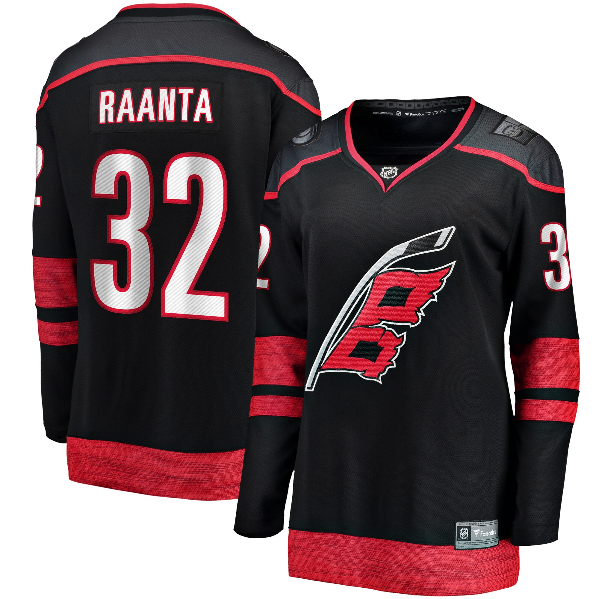 Antti Raanta Carolina Hurricanes Fanatics Women’s Home Breakaway   Jersey – Black