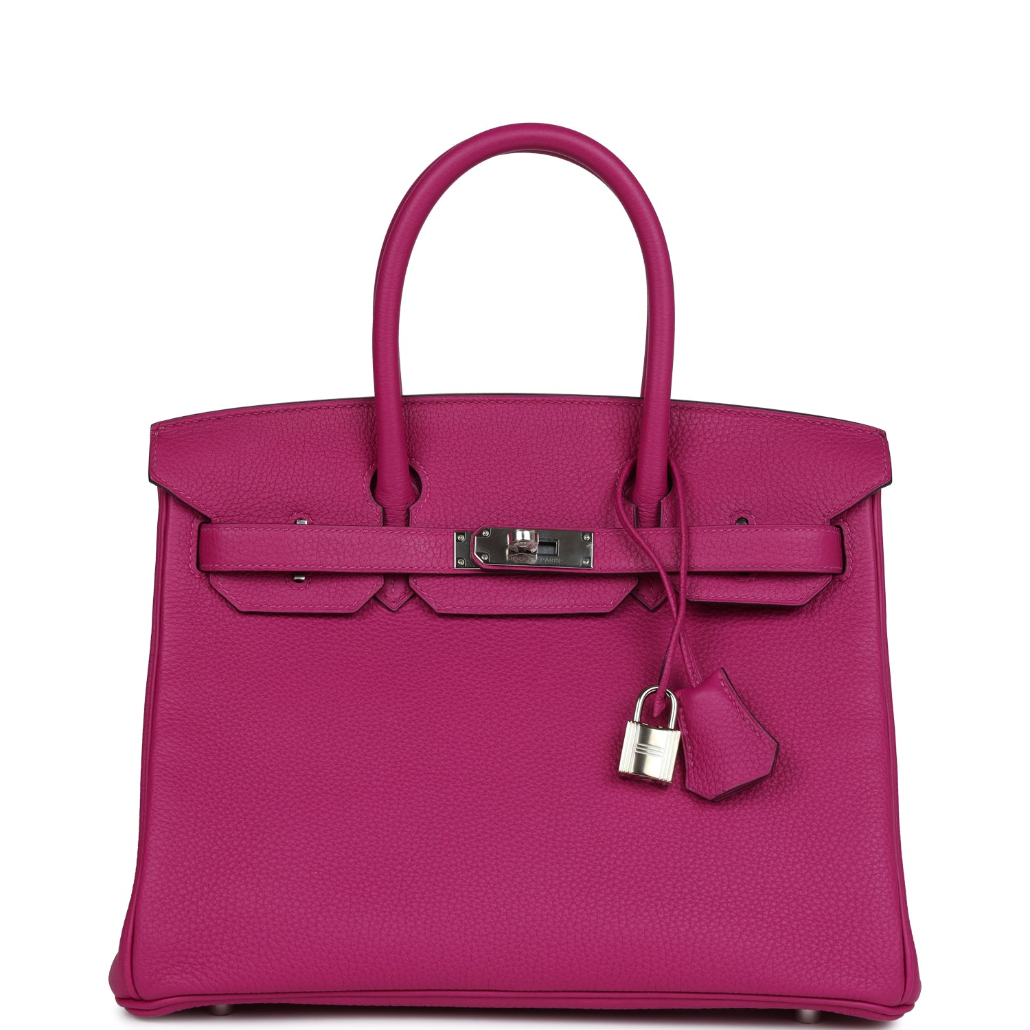 Birkin 30 Rose Pourpre Togo Palladium Hardware