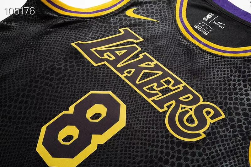 Kobe Bryant #8 #24 Los Angeles Lakers Mamba Edition Jersey