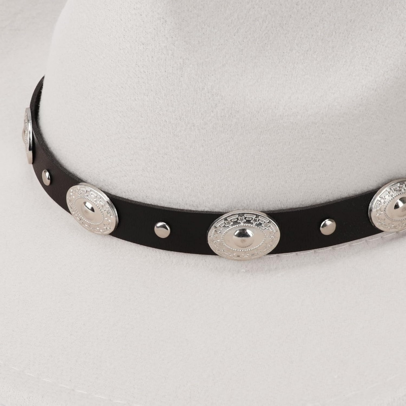Women Men Classic Felt Wide Brim Western Cowboy