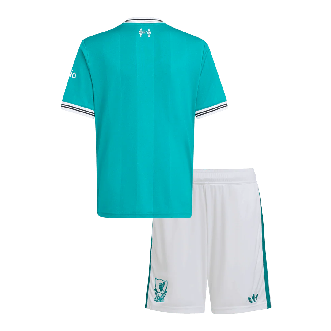 Kid's Liverpool Third Away Kit - Jersey+Shorts 2025/26