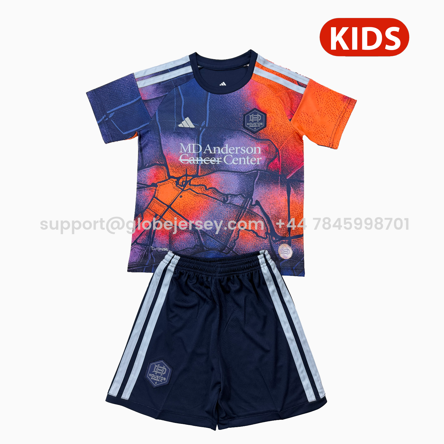 Houston Dynamo FC 2026 Away Kids Kit