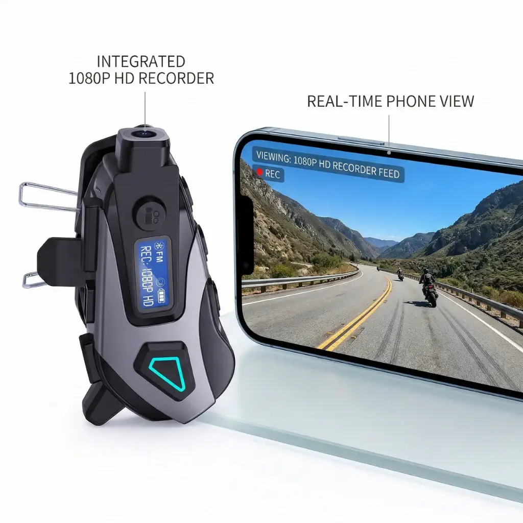 K10 - Helmet Bluetooth Headset