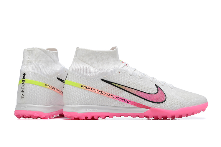 Assassin XV high-top fully knitted waterproof MD air cushion grass spike football shoes