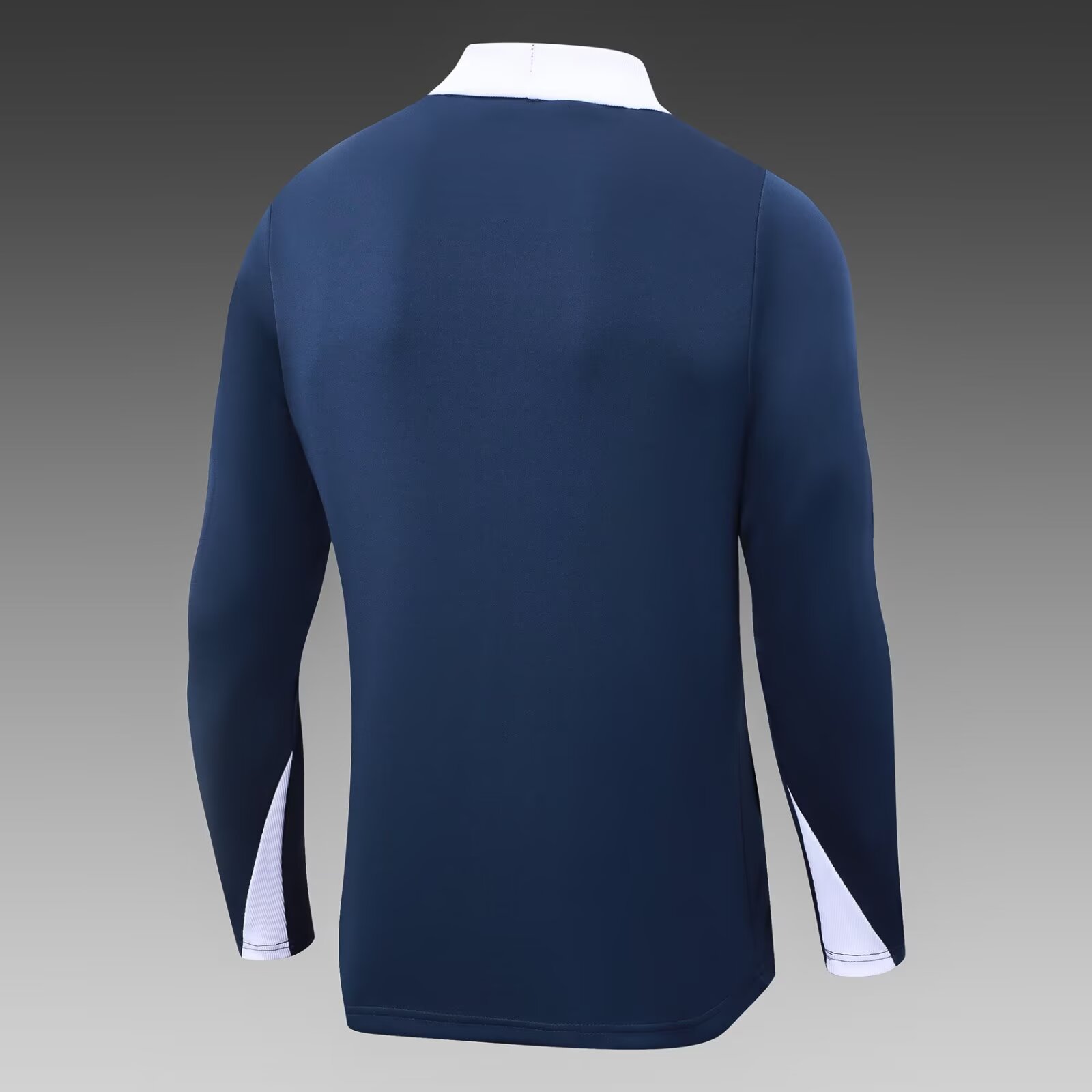 2024/2025 Psg Paris Saint-Germain Long Zipped Jacket Royal Blue Football Shirt 1:1 Thai Quality