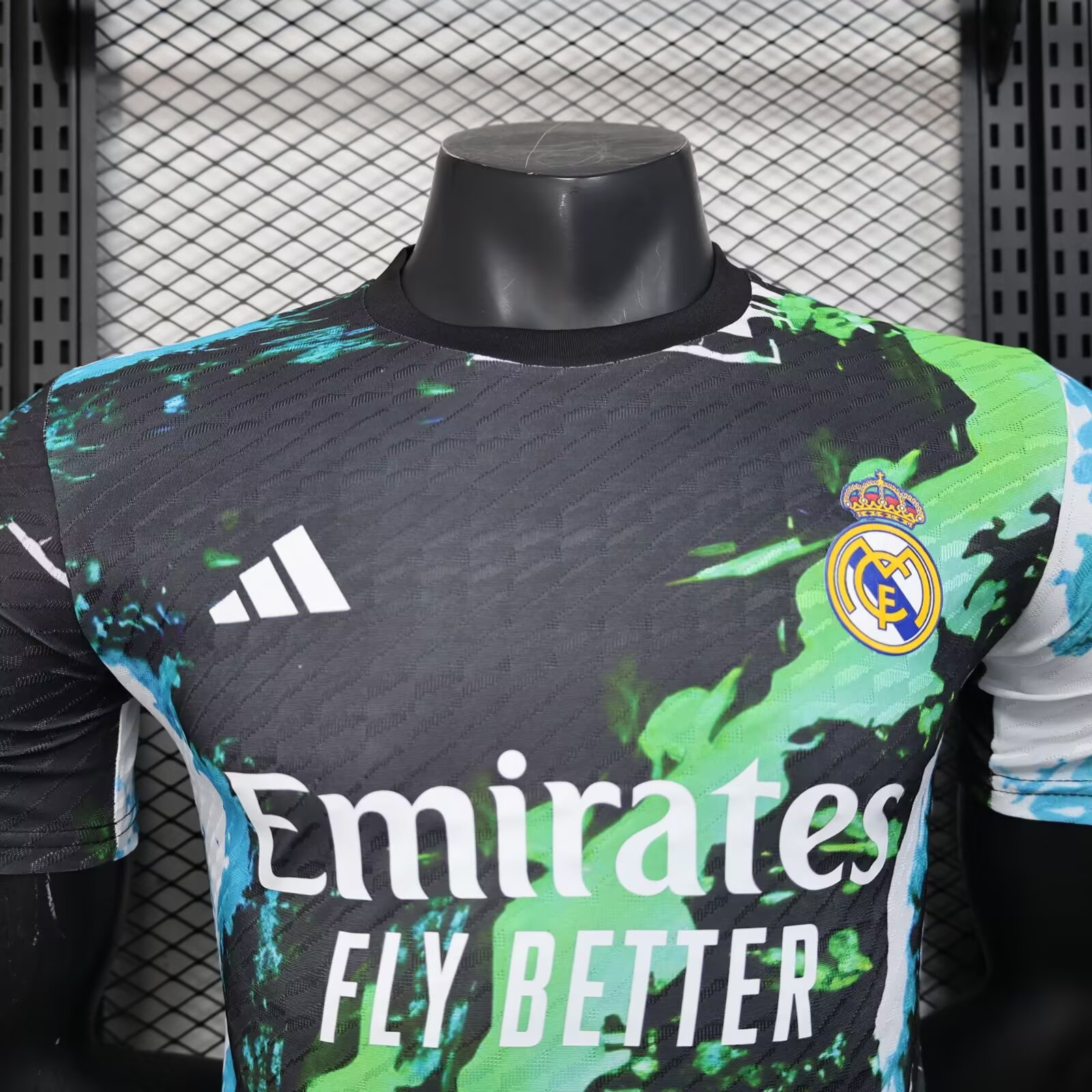 2025/2026 Player Version Real Madrid Special Edition Black Green Football Shirt 1:1 Thai Quality