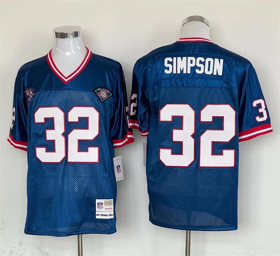Buffalo Bills Blue Vintage #32 SIMPSON Jersey