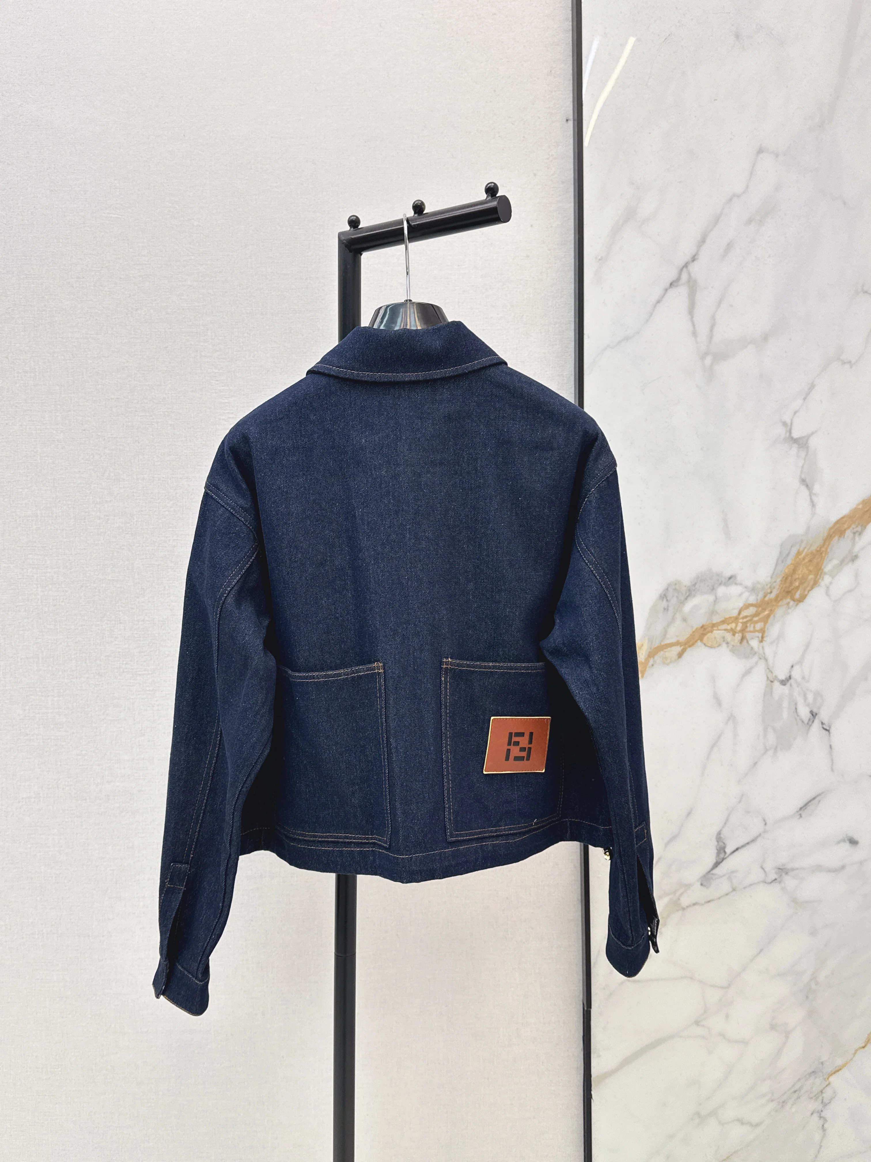 26SS New Arrival: Raw Indigo Collared Denim Jacket