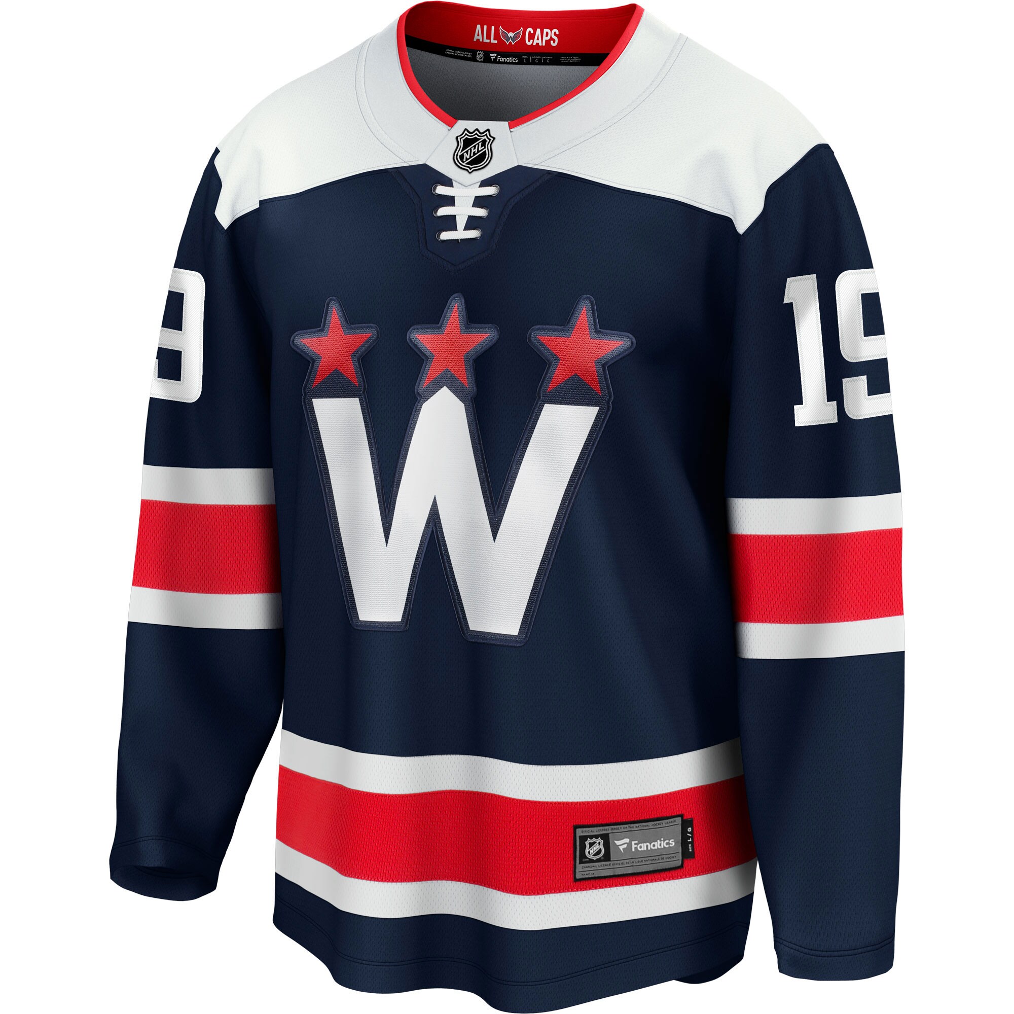 Nicklas Backstrom Washington Capitals Fanatics Alternate Premier Breakaway   Jersey – Navy
