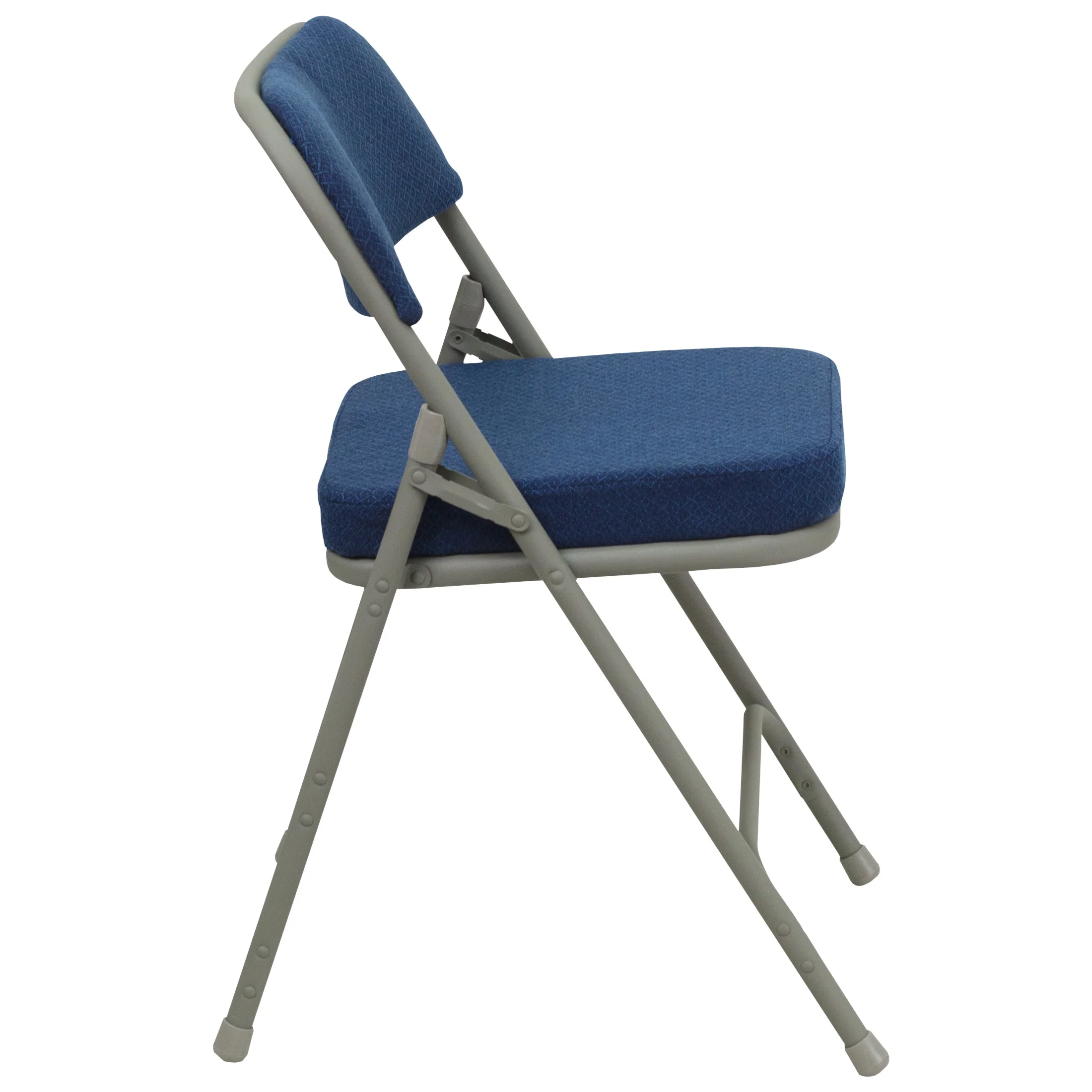 Flash Furniture Hercules Adult Triple Braced & Double Hinged Folding Chairs, Set of 2, Navy