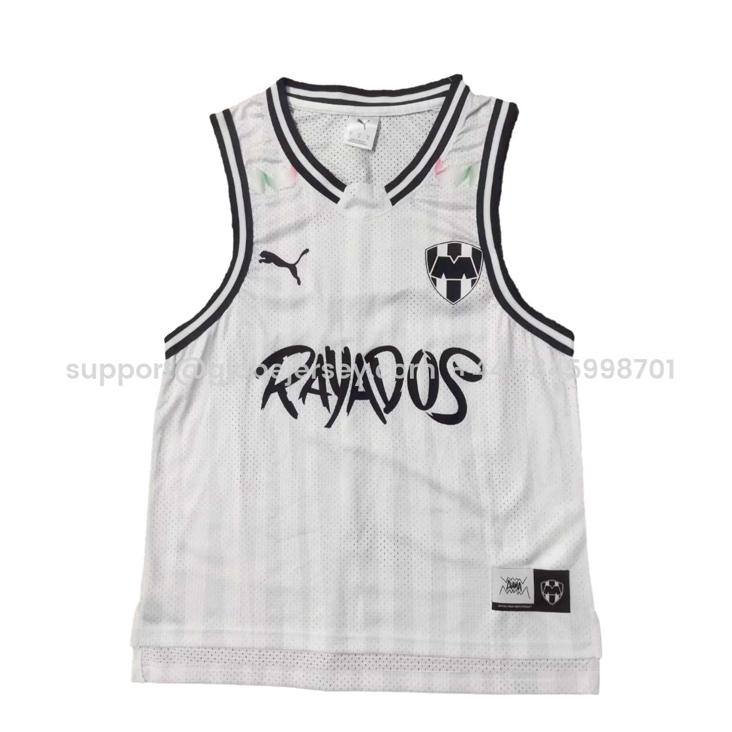 Rayados Monterrey 25-26 White Training Vest
