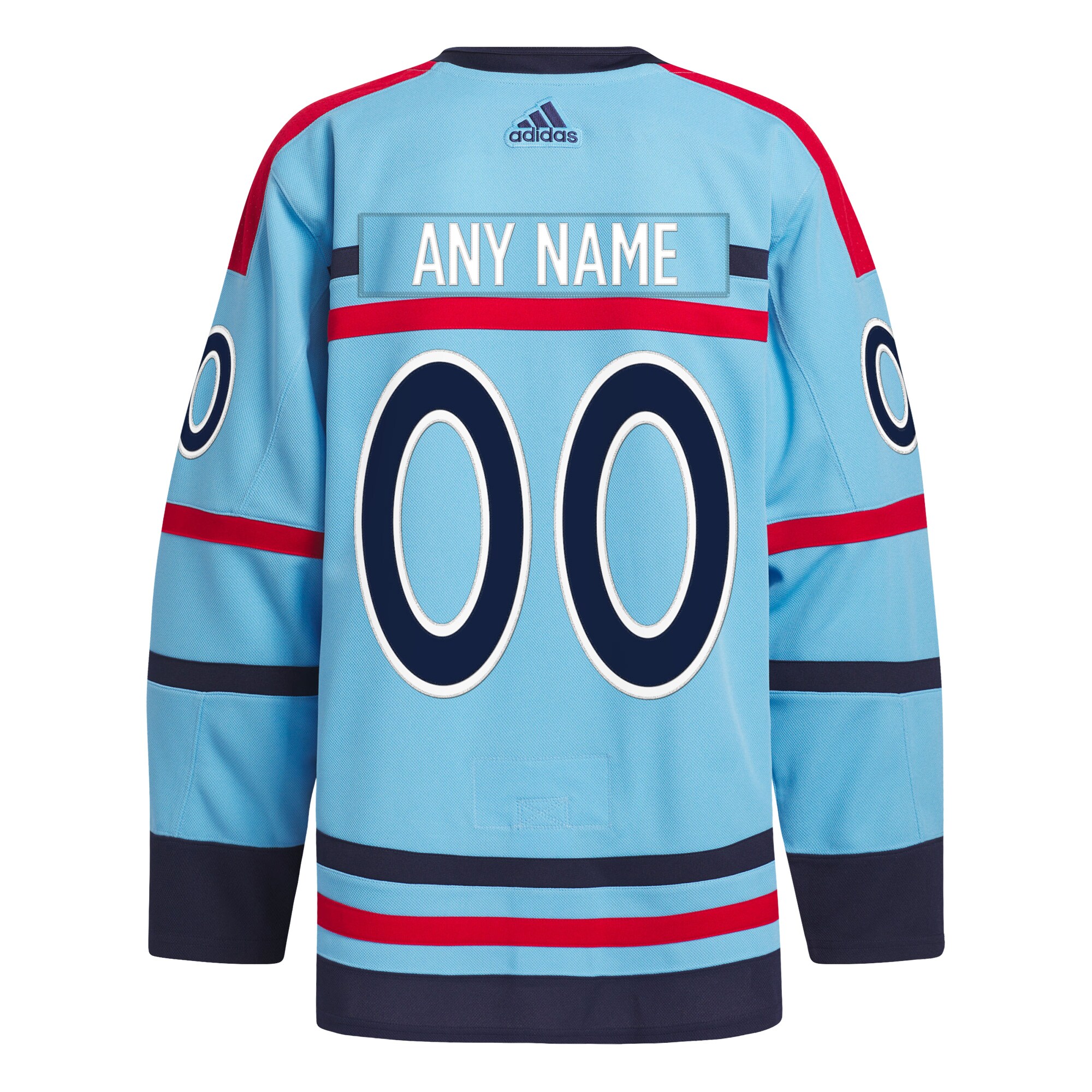 Winnipeg Jets    Anniversary Primegreen  Custom Jersey – Light Blue