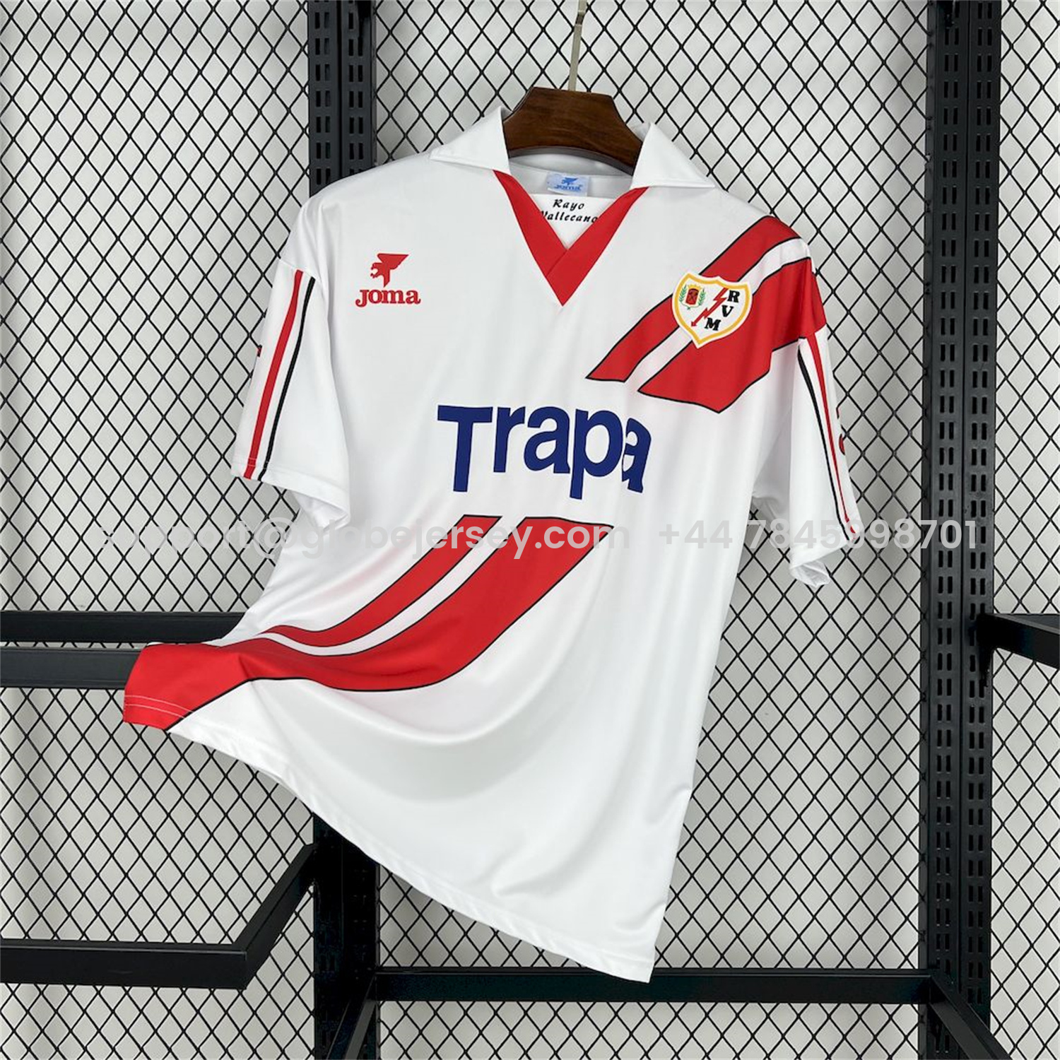 Retro Rayo Vallecano 1997-98 Home Jersey