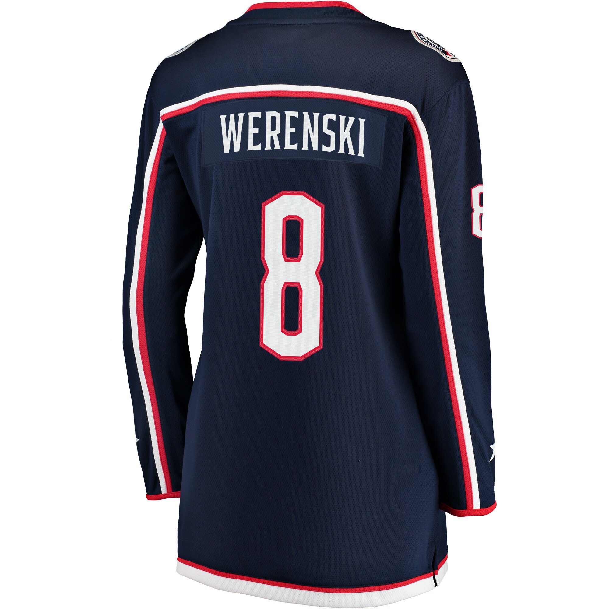 Zach Werenski Columbus Blue Jackets Fanatics Women’s Breakaway Jersey – Navy