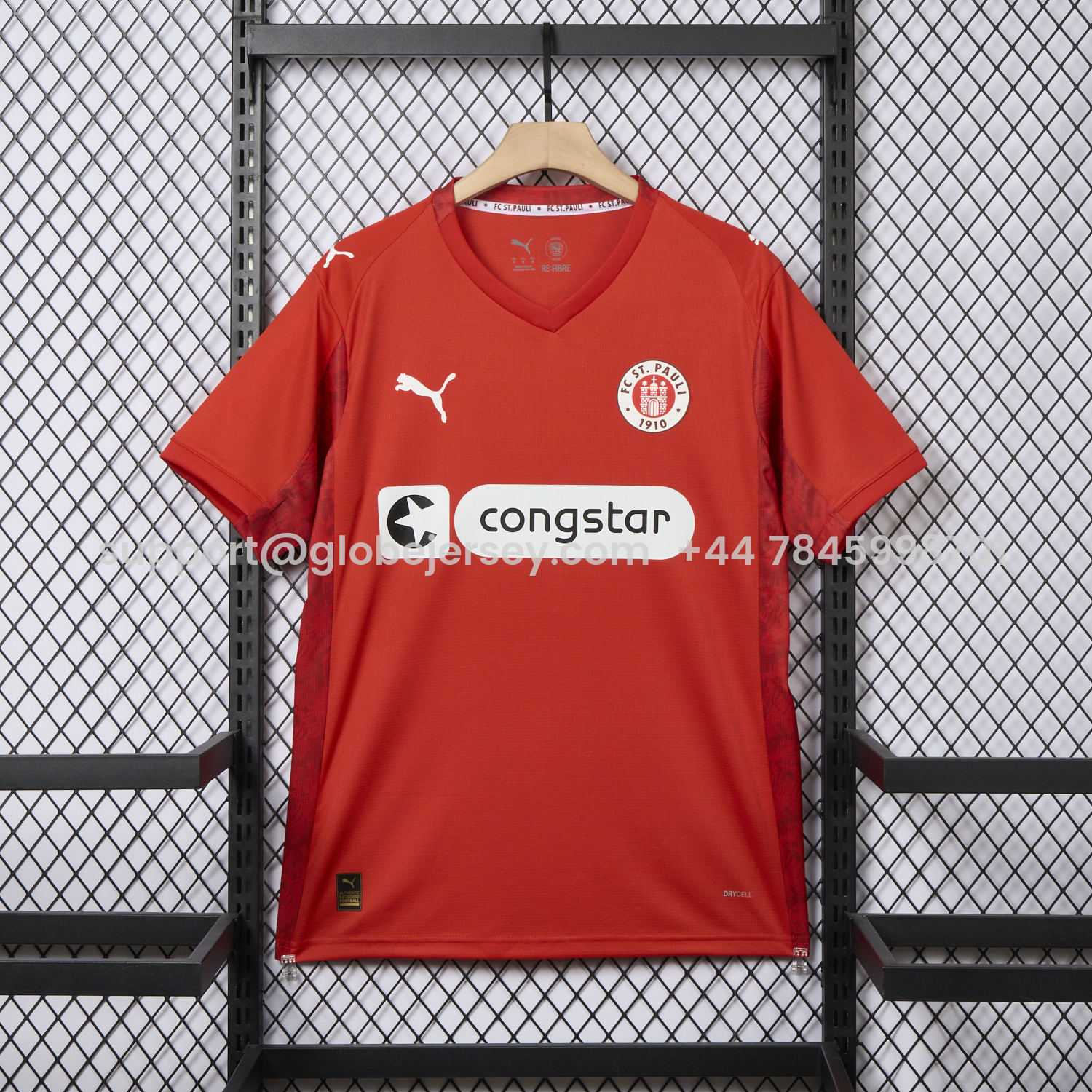 St. Pauli 25-26 Fourth Red Jersey - Fans Version