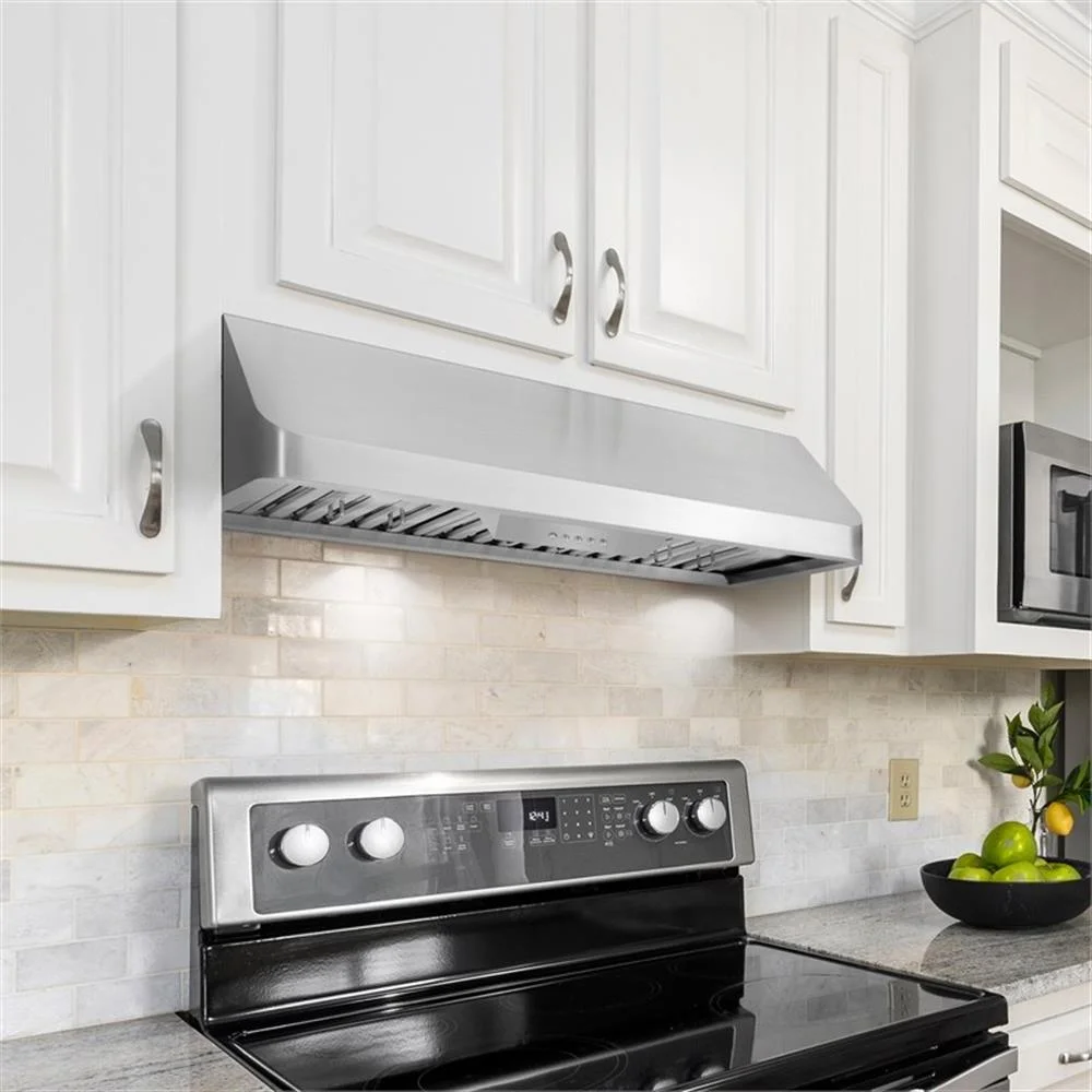 Cosmo COS-QB90 36 in. 500 CFM Ducted Under Cabinet Range Hood in Stainless Steel