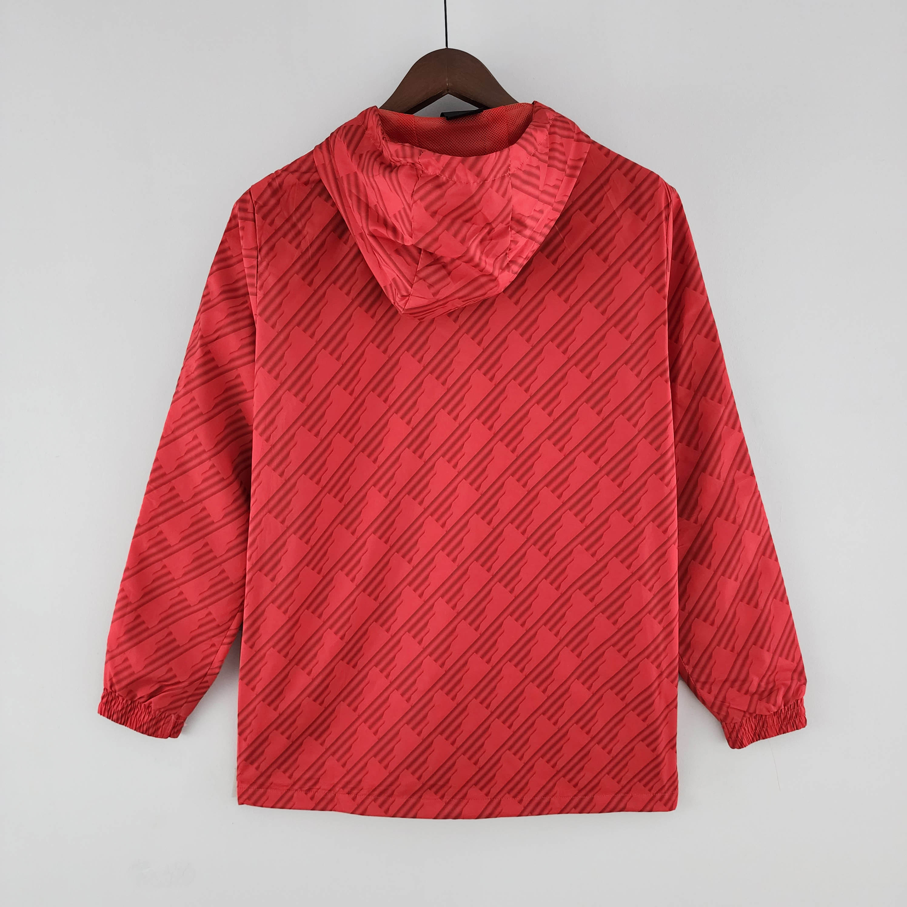 2022/2023 Manchester United Windbreaker Red White Edge