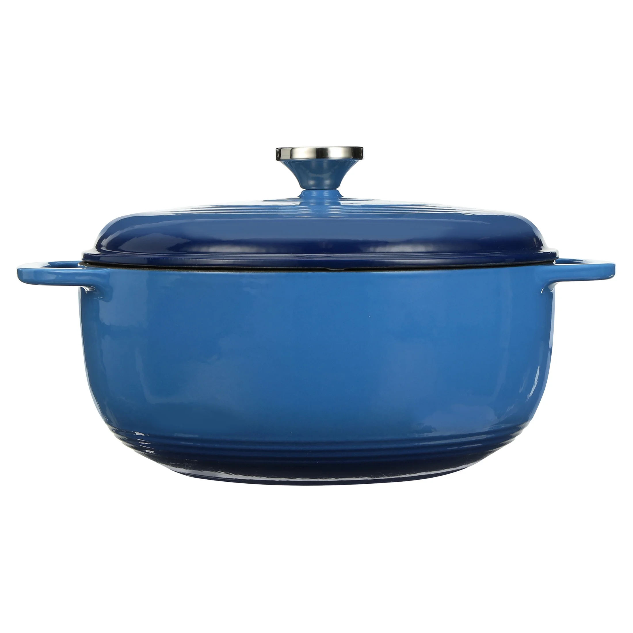 Lodge Enameled Cast Iron 6 Quart Blue Dutch Oven & Cover