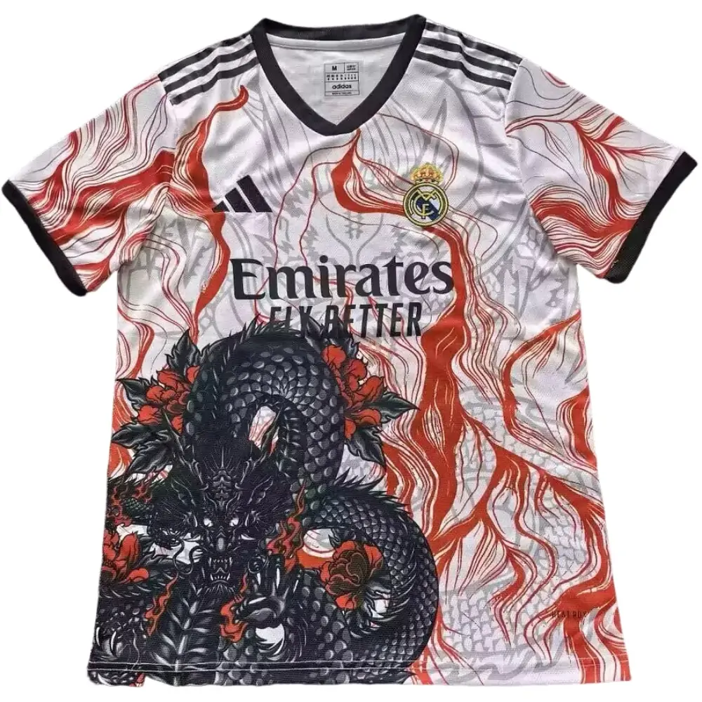 2025-26 Real Madrid Dragon White - Jersey - Fan Edition