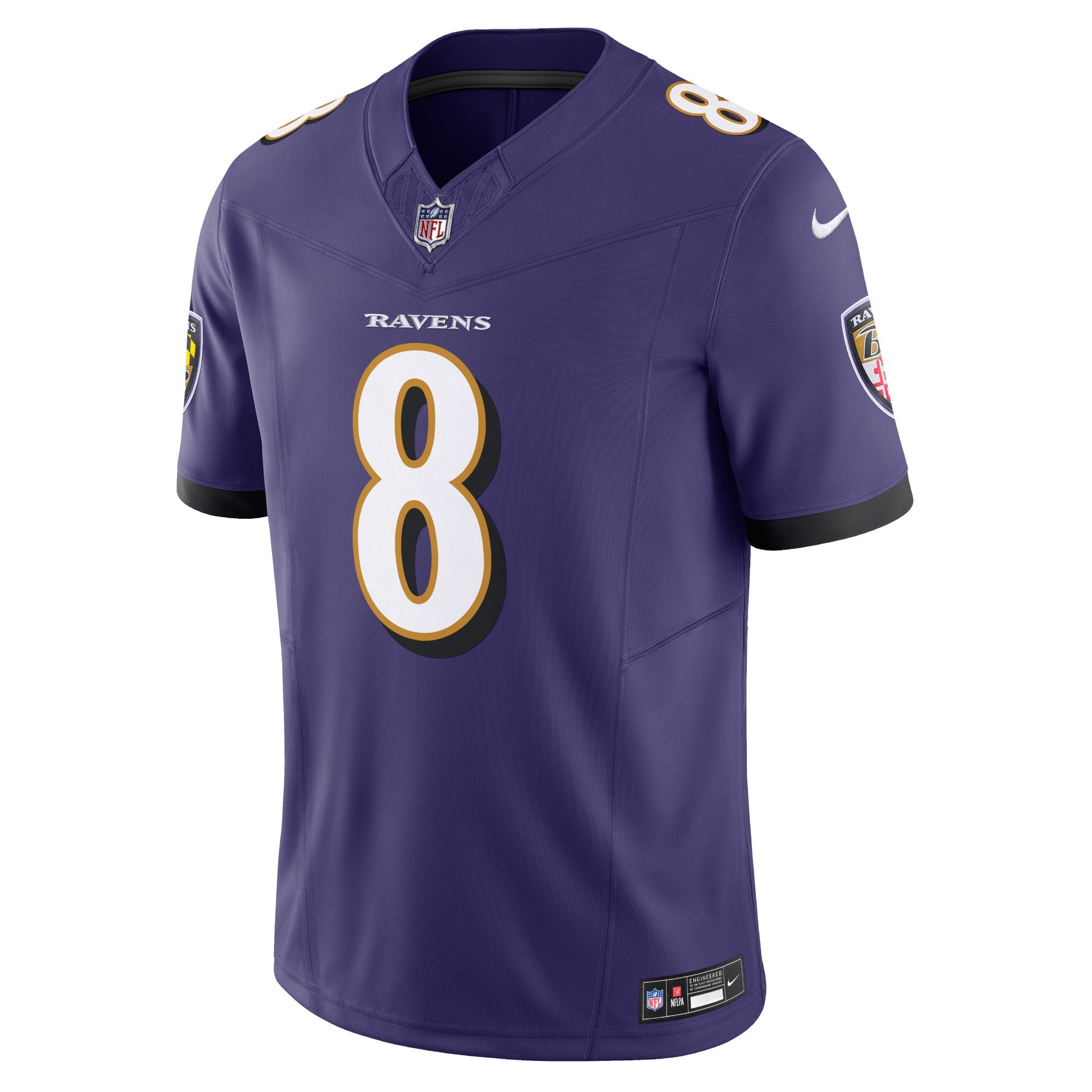 Lamar Jackson Baltimore Ravens Nike Vapor F.U.S.E. Limited Jersey - Purple