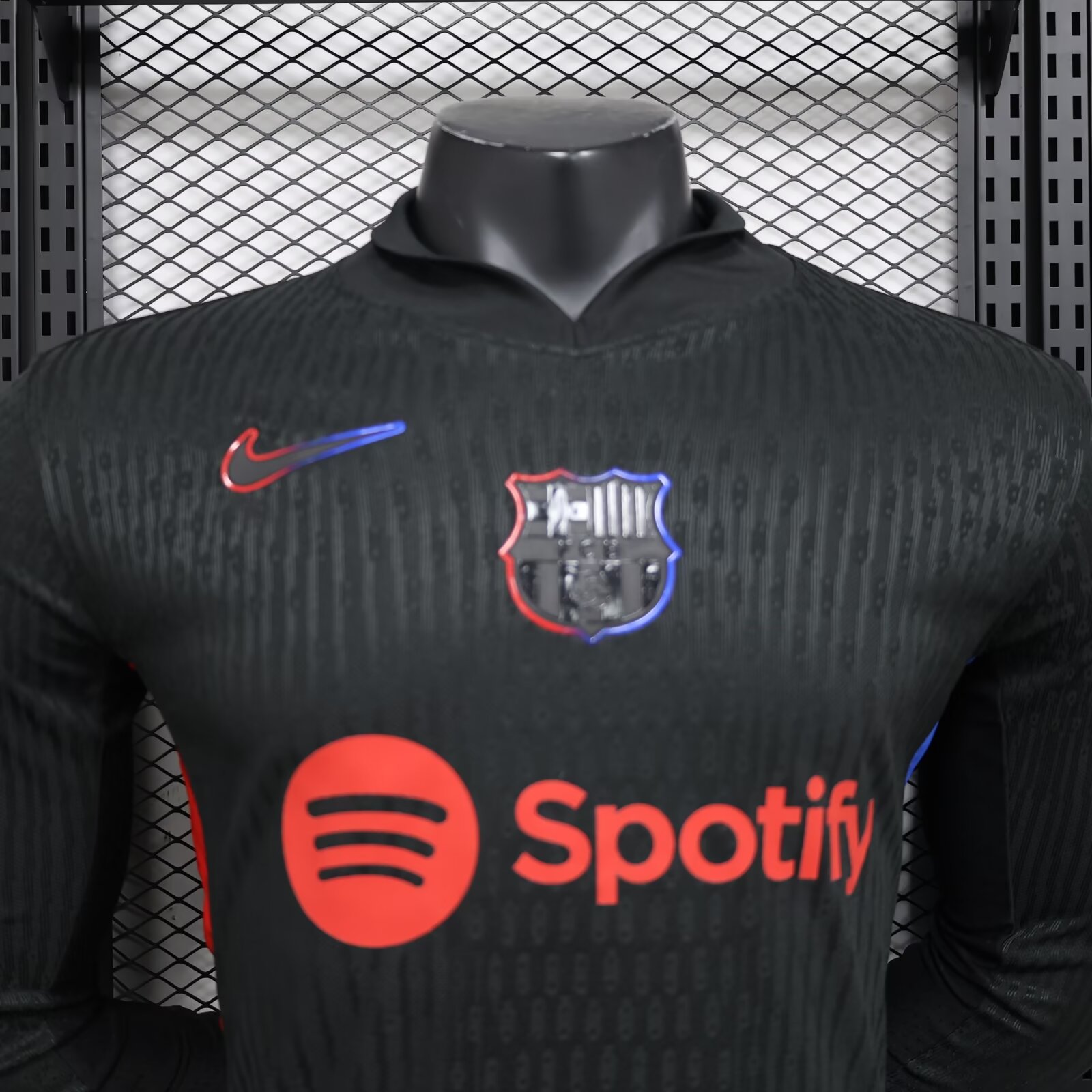 2024/25 Barcelona Away Long Sleeve Shirt - Player Version