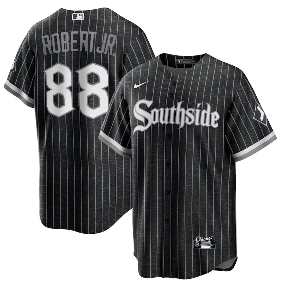 Men's Chicago White Sox Luis Robert City Connect Replica Jersey - Black