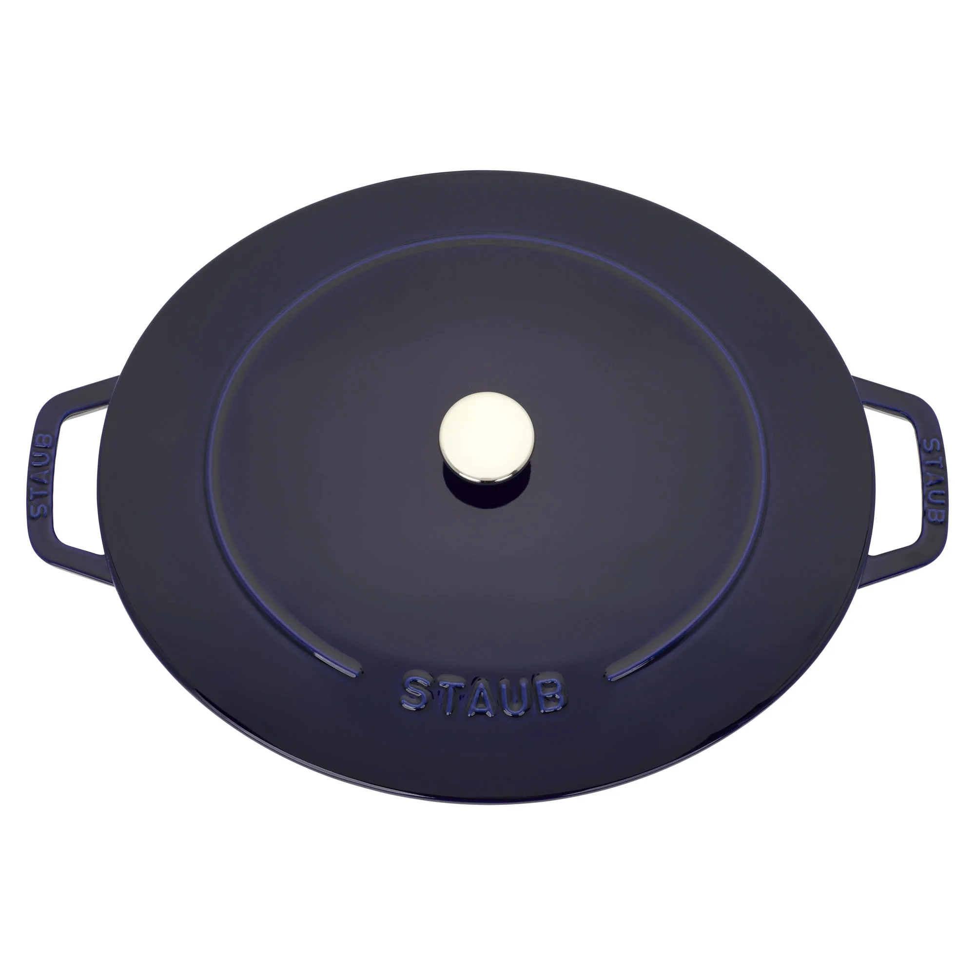 Staub Cast Iron 6.25-qt Shallow Oval Dutch Oven - Citron