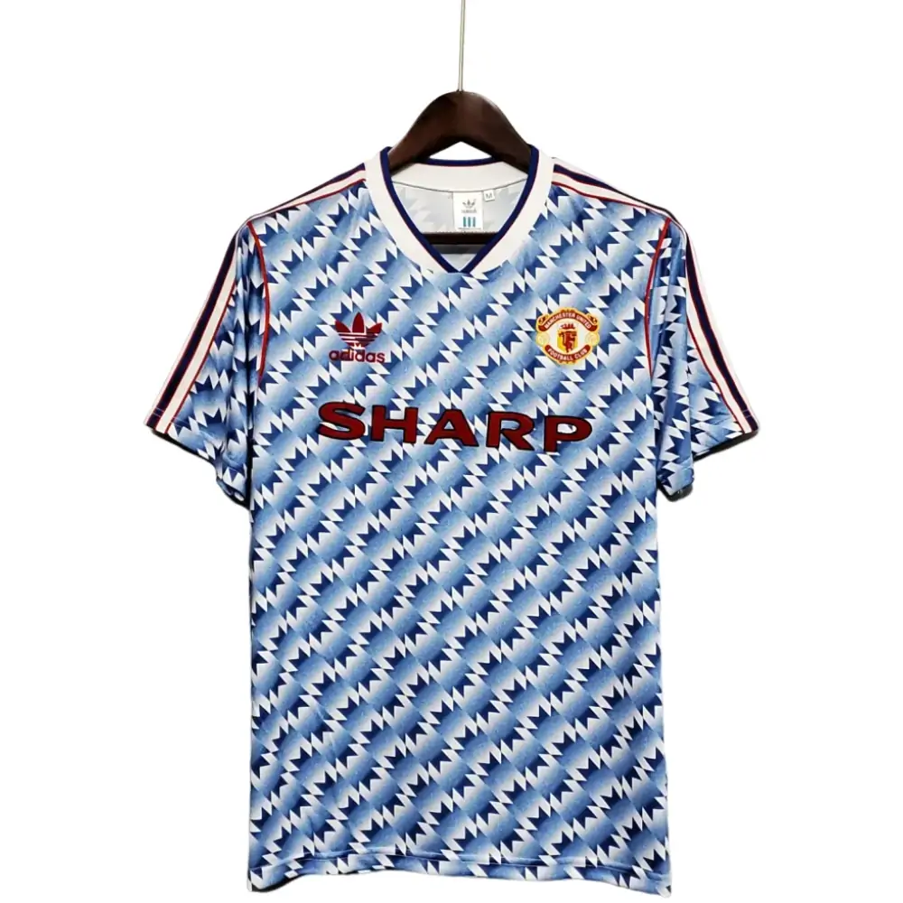 1990/1992 Manchester United Blue Retro Jersey