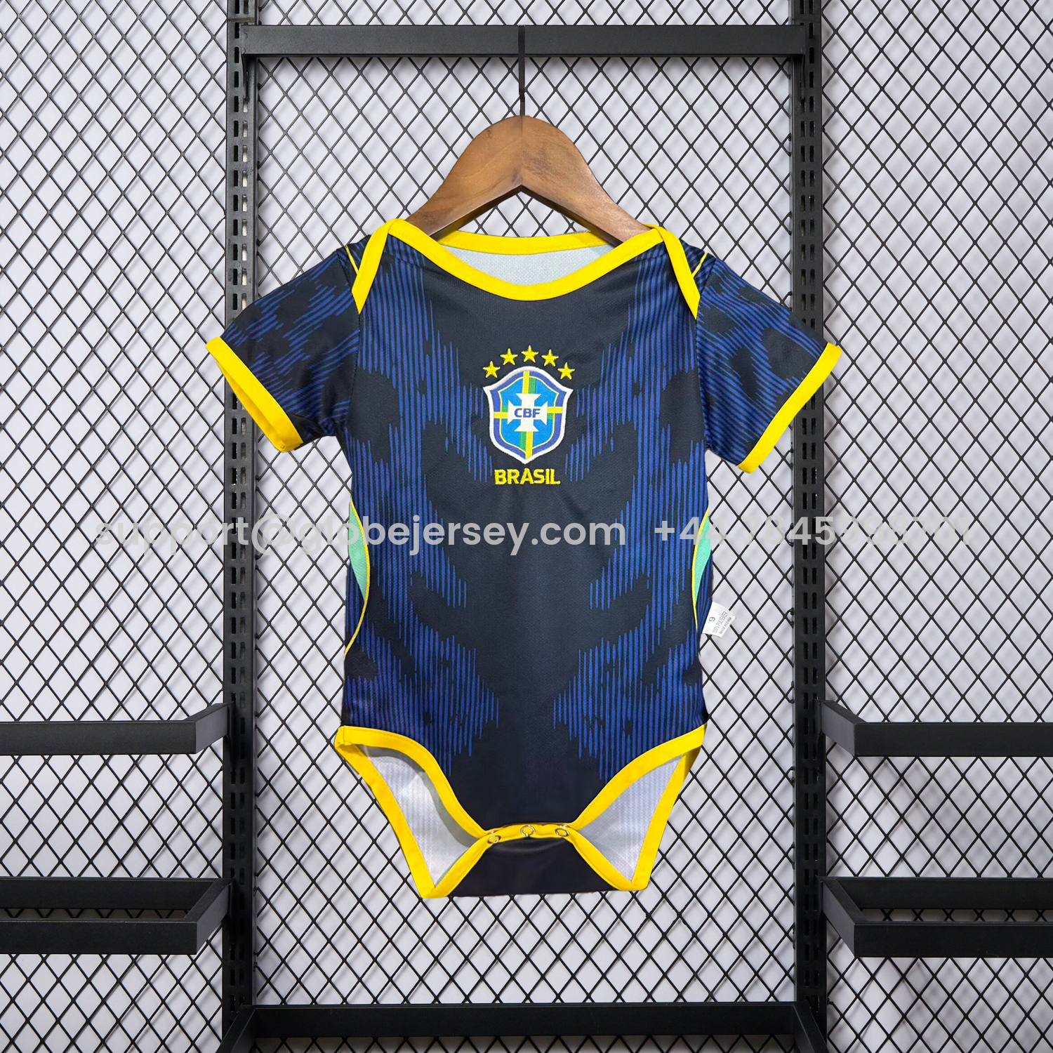 Brazil 2026 Away Baby Crawling Suit