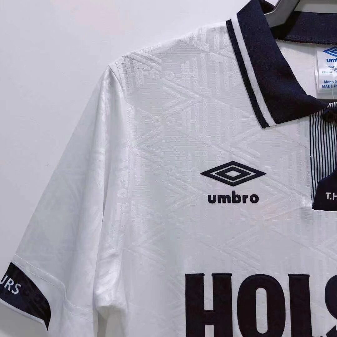 1992/1994 Tottenham Hotspur home retro jersey - Fans Edition