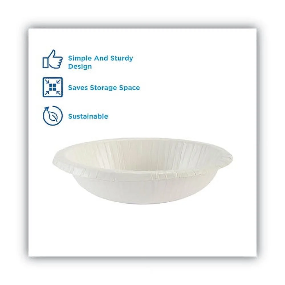 Paper Dinnerware, Plates, White, 8.5