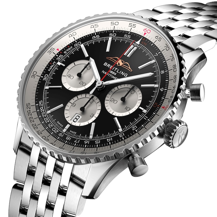 【Super Clone】Breitling AB0137211B1A1 Navitimer B01 Black Dial - Νew