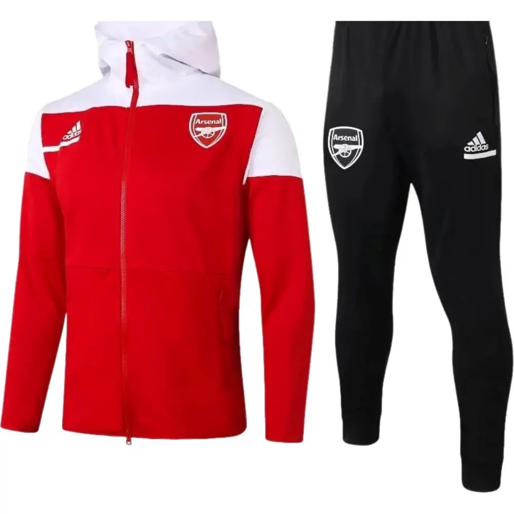 2021-2022 Arsenal Long Hooded Jacket Training Wear