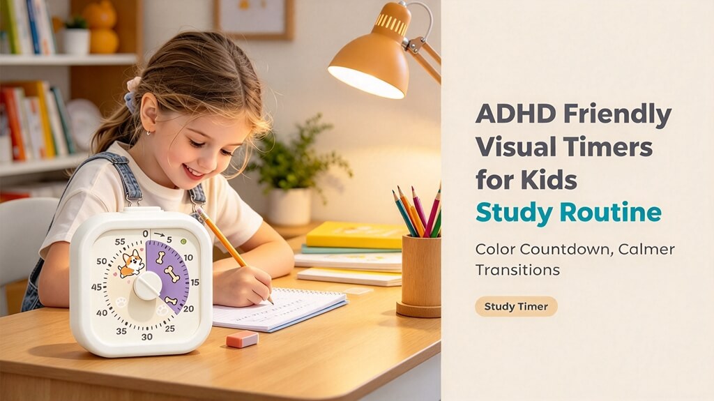 ADHD Friendly Visual Timers to Build Stable Kids Study Routines