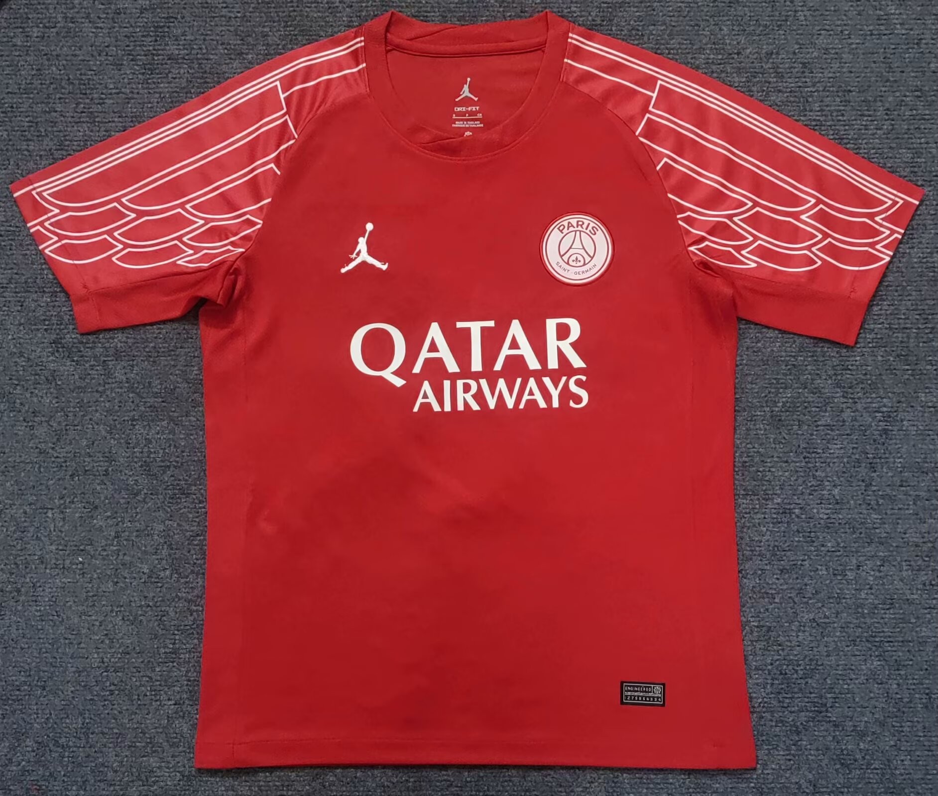 2025/2026 Psg Paris Saint-Germain Fourth Away Red Football Shirt 1:1 Thai Quality