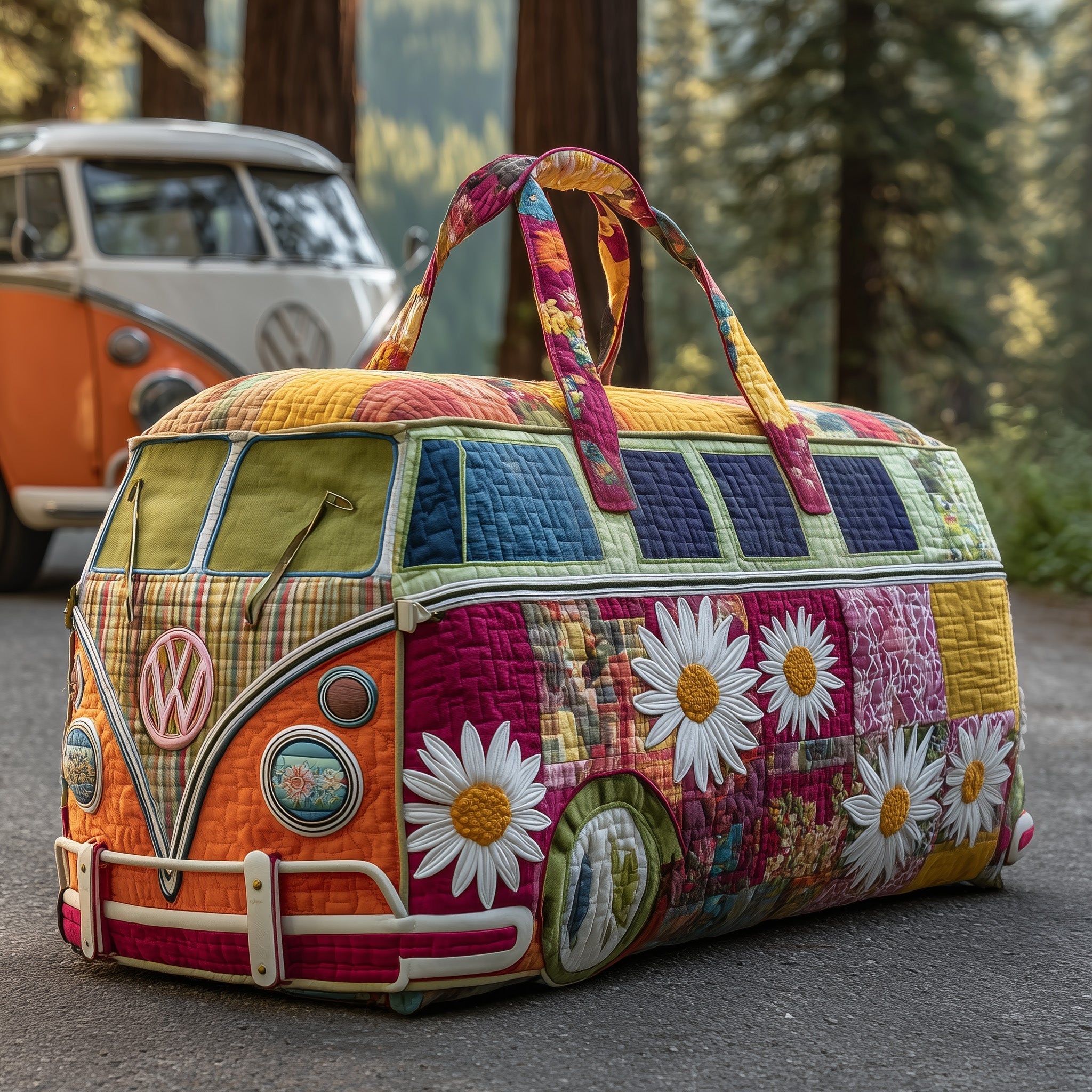 Blossom Path Quilted Duffle Bag GFTOTP12292