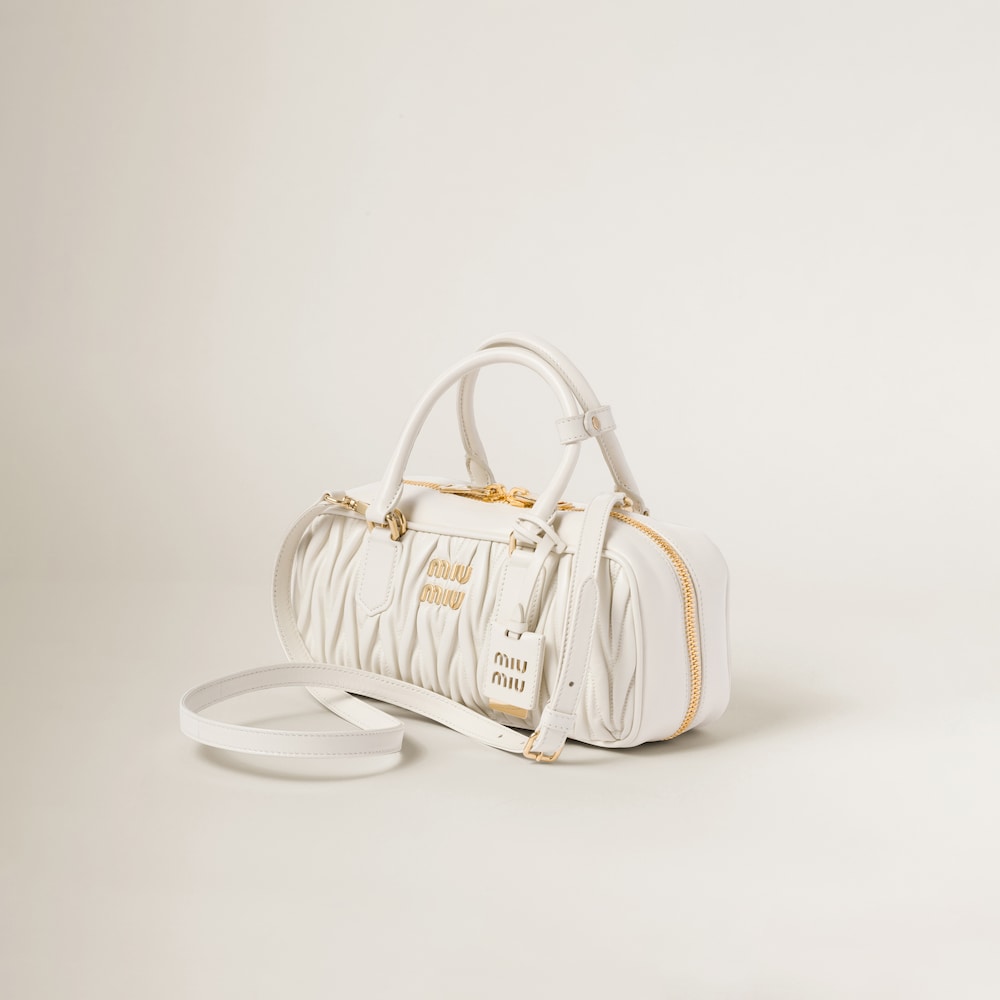 Large Arcadie matelassé nappa leather bag