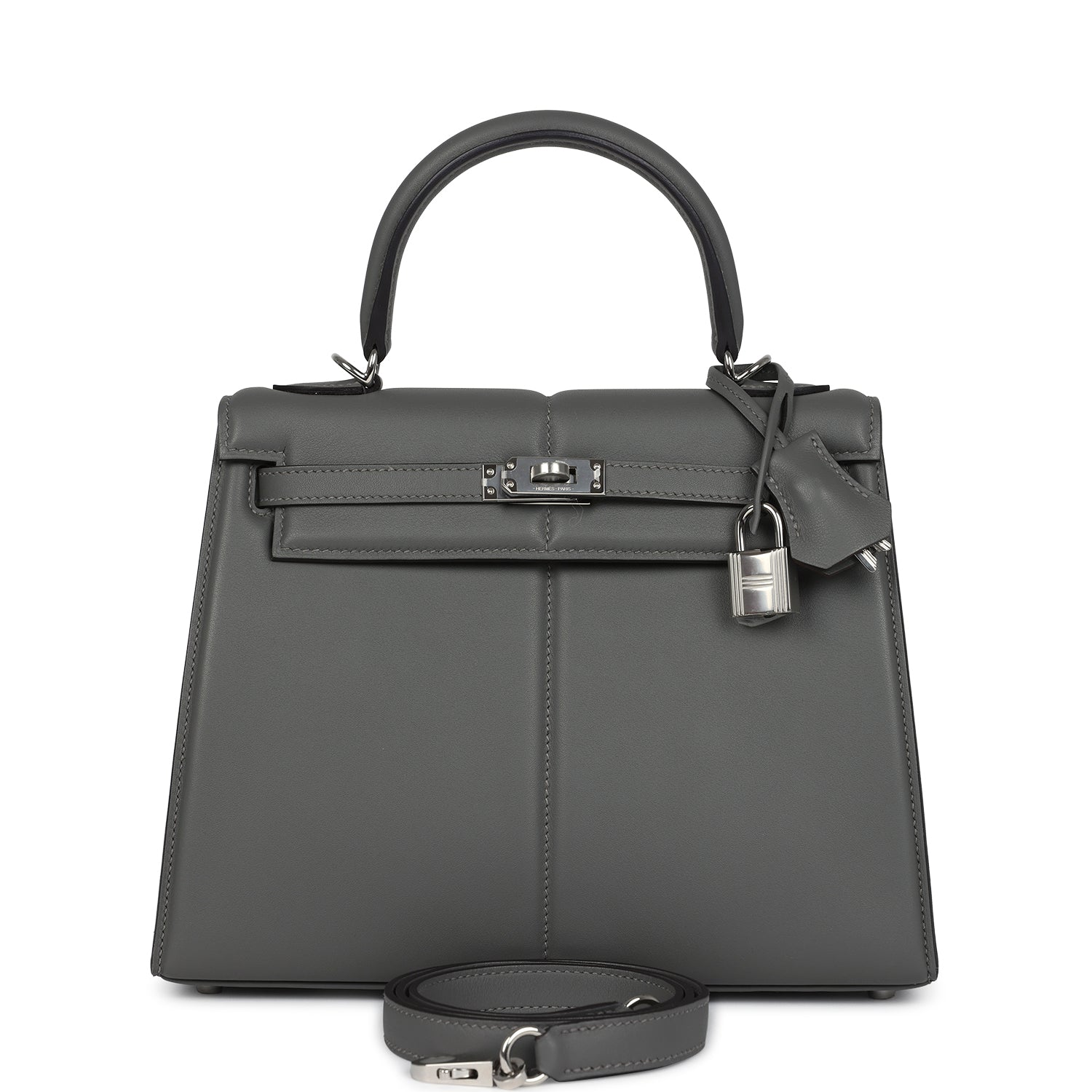 Kelly Sellier 25 Gris Meyer Swift Palladium Hardware