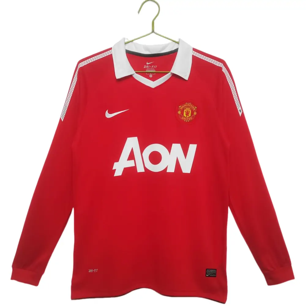 2010/11 Manchester United home retro long sleeves