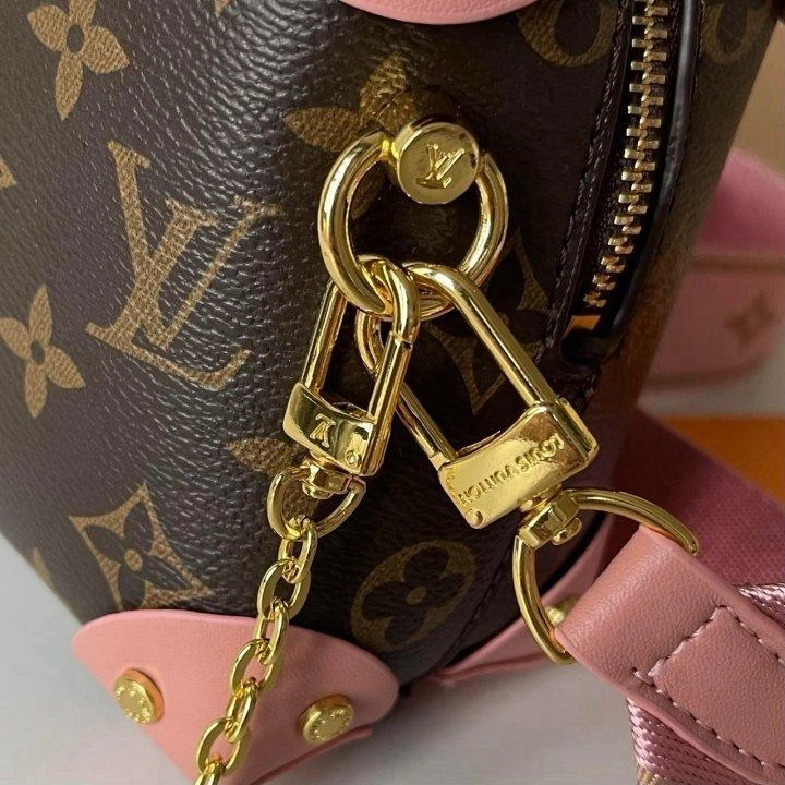Louis Vuitton Soft Trunk Mini Monogram Pink 7.9 Inches