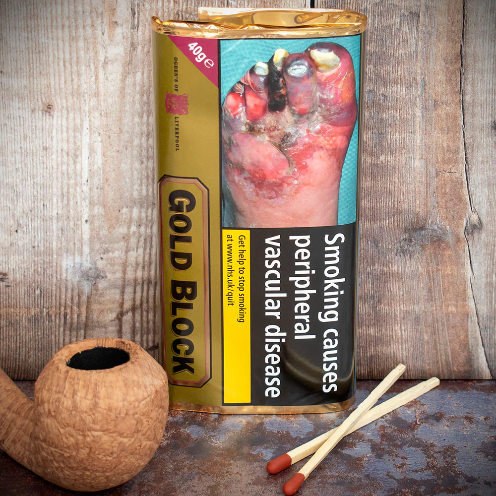 Gold Block  Pipe Tobacco  40g Packet