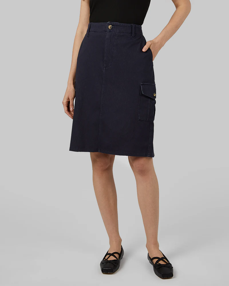 WOMEN'S STRETCH TWILL CARGO SKIRT