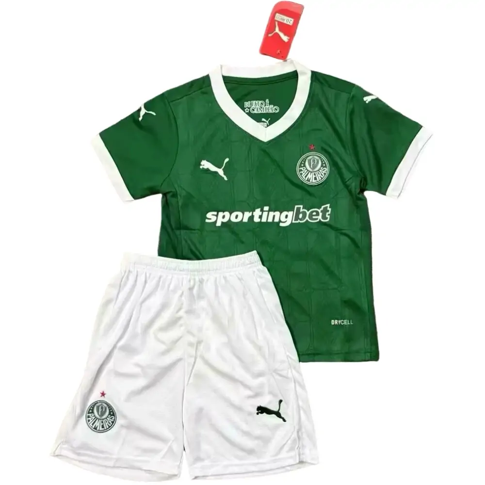 2025-26-Palmeiras Home-Jersey-Children's Kit