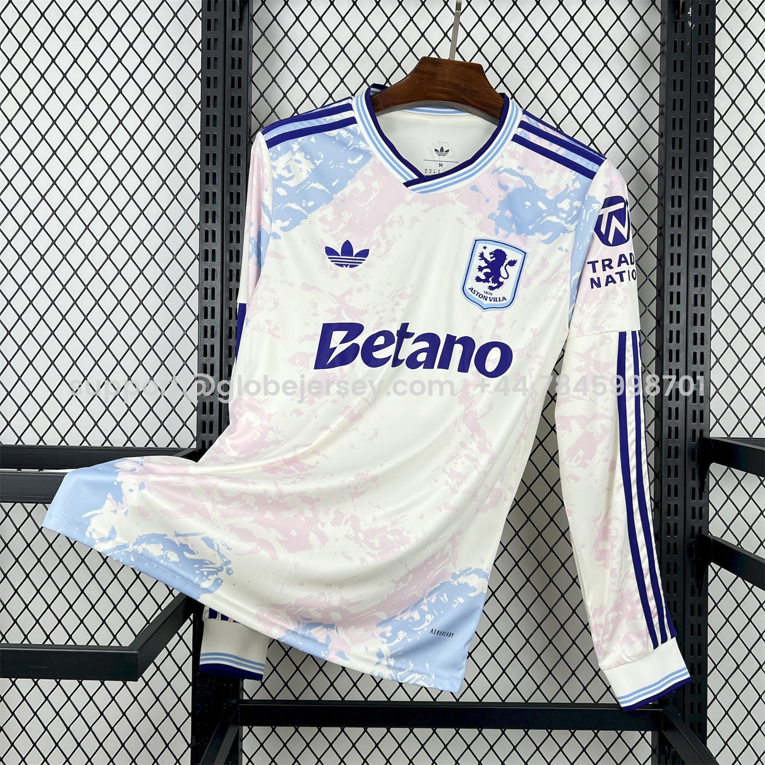 Aston Villa 25-26 Third Long Sleeves Jersey - Fans Version