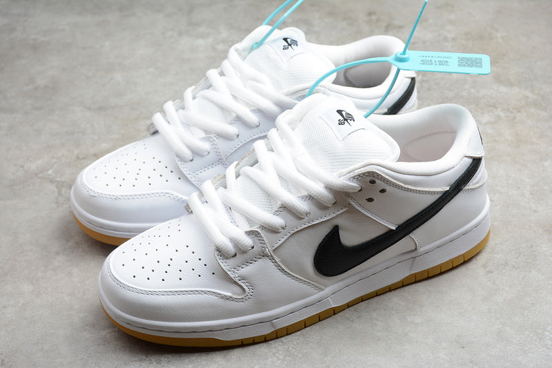 SB Dunk Low Orange Label White Black