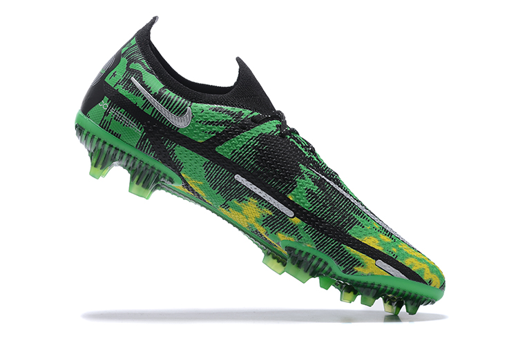 Shock Wave series Nike low-top Phantom GT2 waterproof Recharge all-knit FG football shoes Nike Phantom GT2 Elite FG