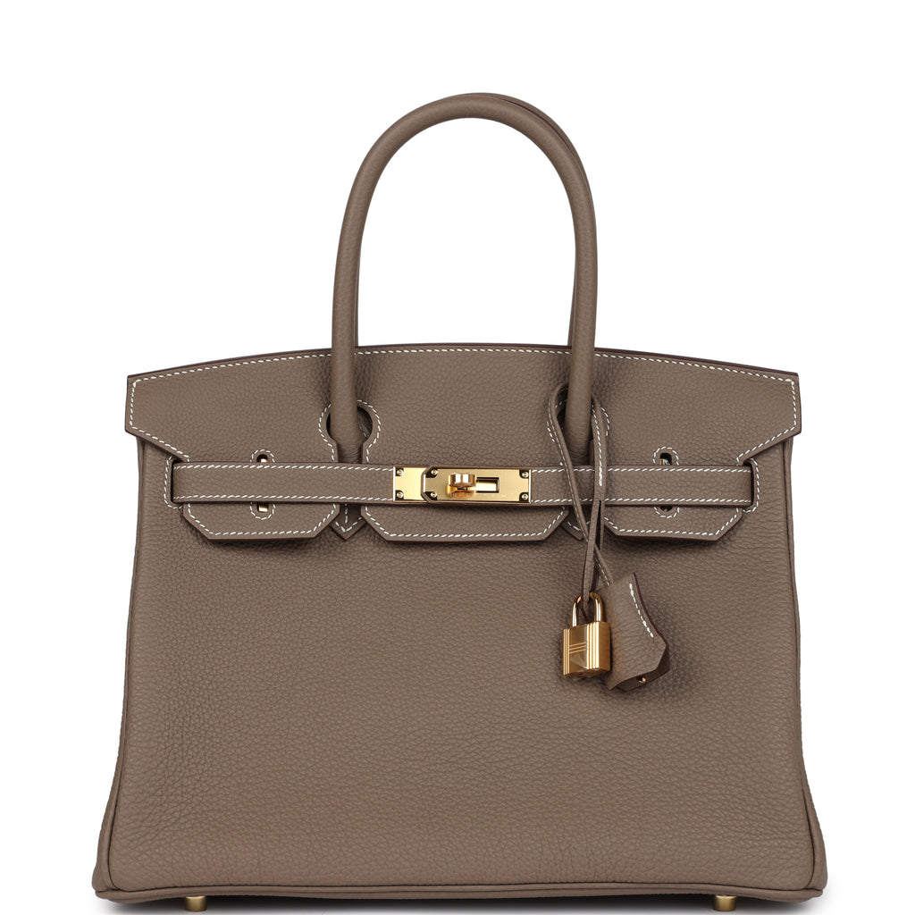 Birkin 30 Etoupe Togo Gold Hardware