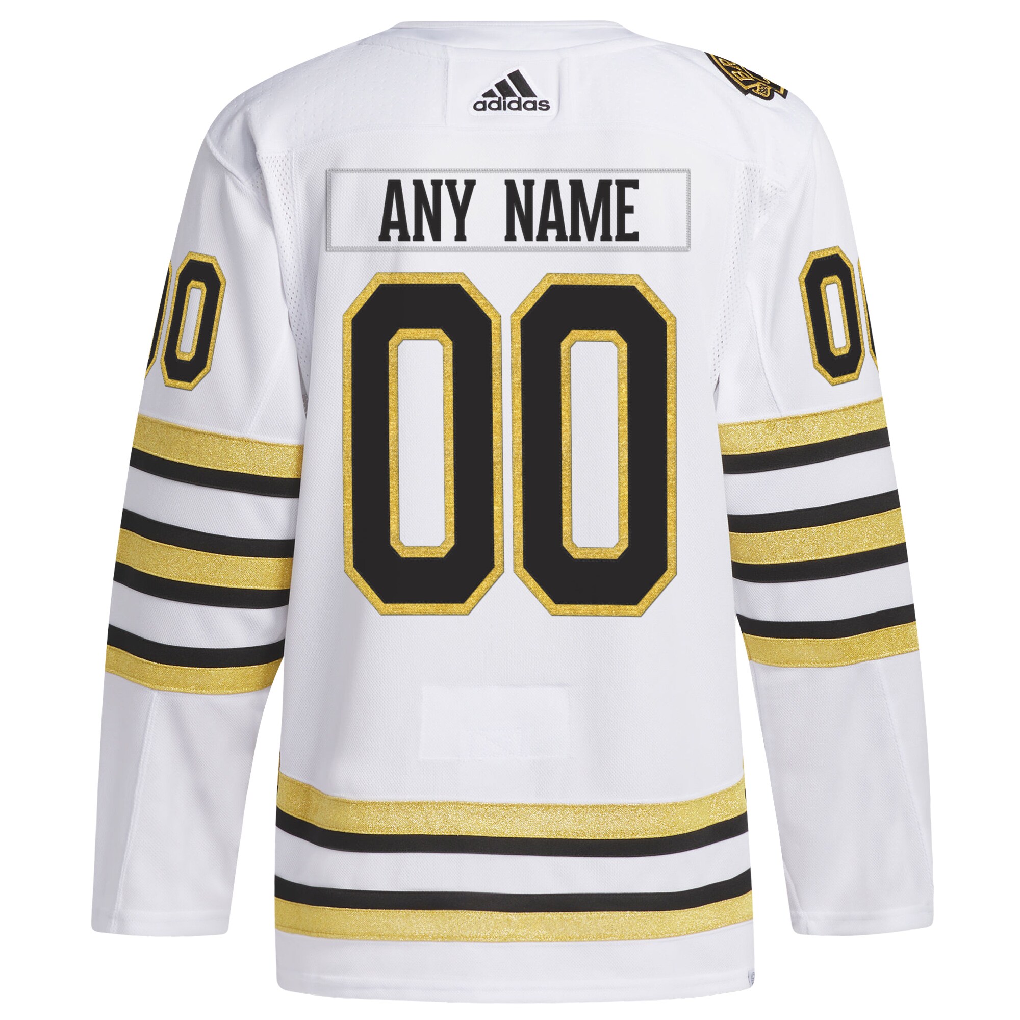Boston Bruins    100th Anniversary Primegreen  Custom Jersey – White