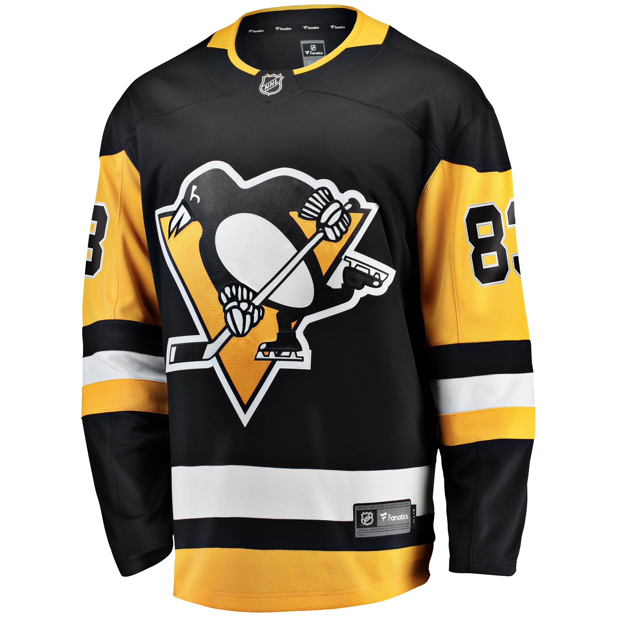 Matt Nieto Pittsburgh Penguins Fanatics Home Breakaway Jersey – Black